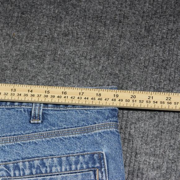 Vintage Scandia Woods Short Jorts Mens 40 Light Wash Cargo Pockets Skater Y2K - Picture 6 of 7